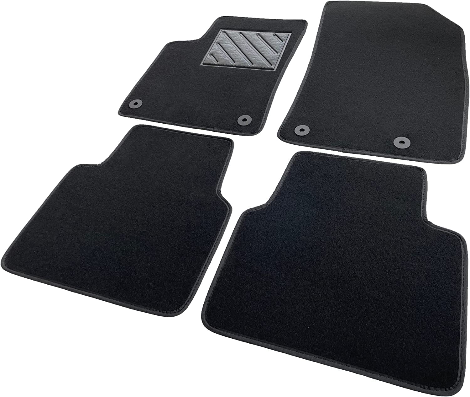 Rubberen vloermatten set voor Citroen C3 III vanaf 2017 rubberen Rubberen vloermatten set voor Citroen C3 III vanaf 2017 rubberen