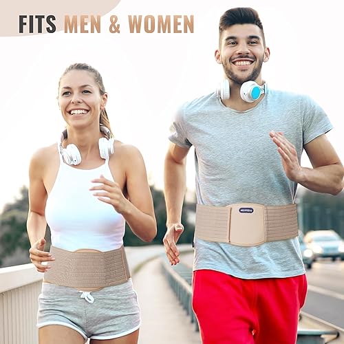 Miniatura 5 de Cinturón de hernia umbilical  Cinturón de hernia abdominal para hombres y mujeres  Carpeta de hernia umbilical del ombligo con 1 almohadilla de