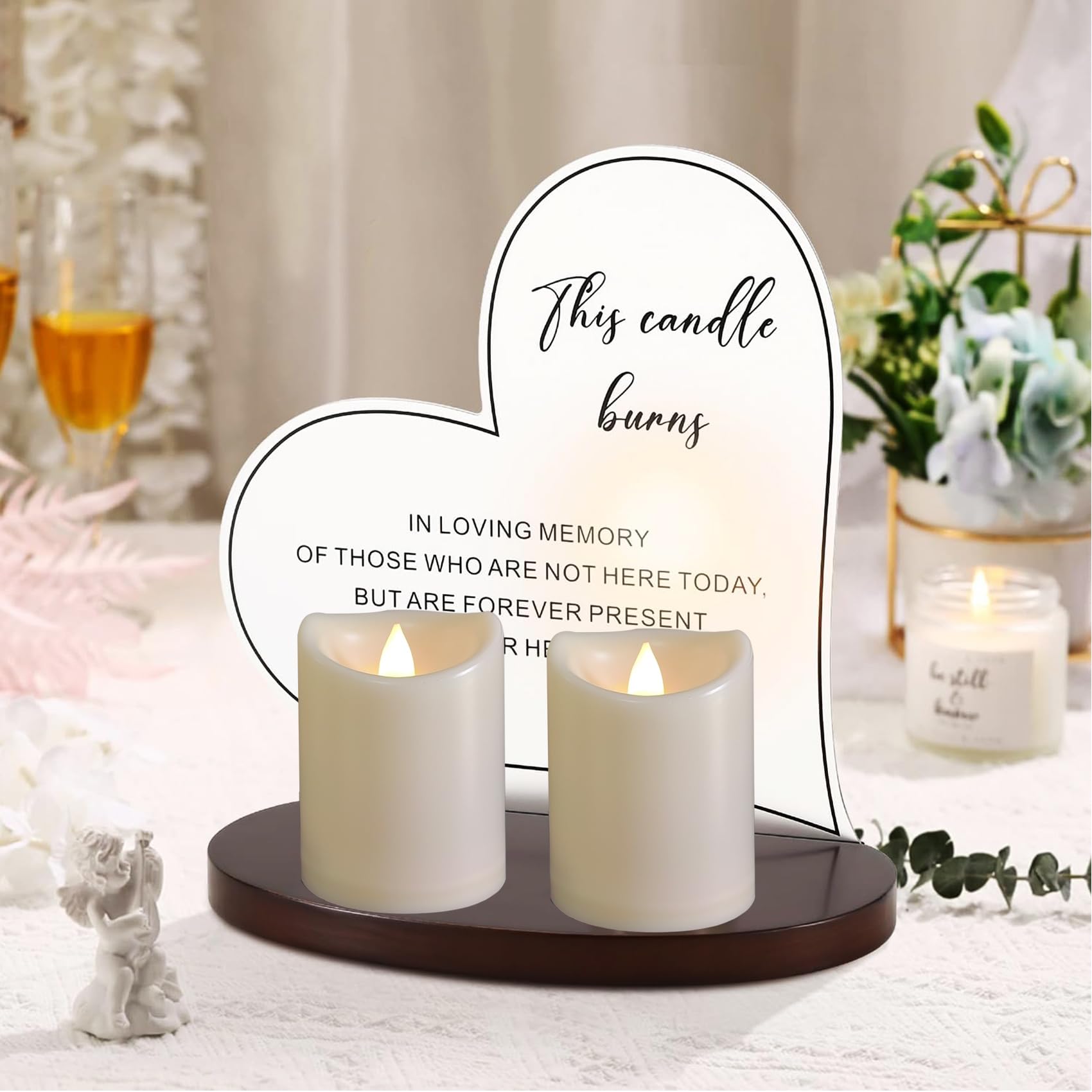 Paquete de 6 velas para exteriores que funcionan con pilas con temporizador (3 x 4 pulgadas), impermeables, sin llama, velas de plástico LED falsas para decoración de Halloween, Navidad, farol
