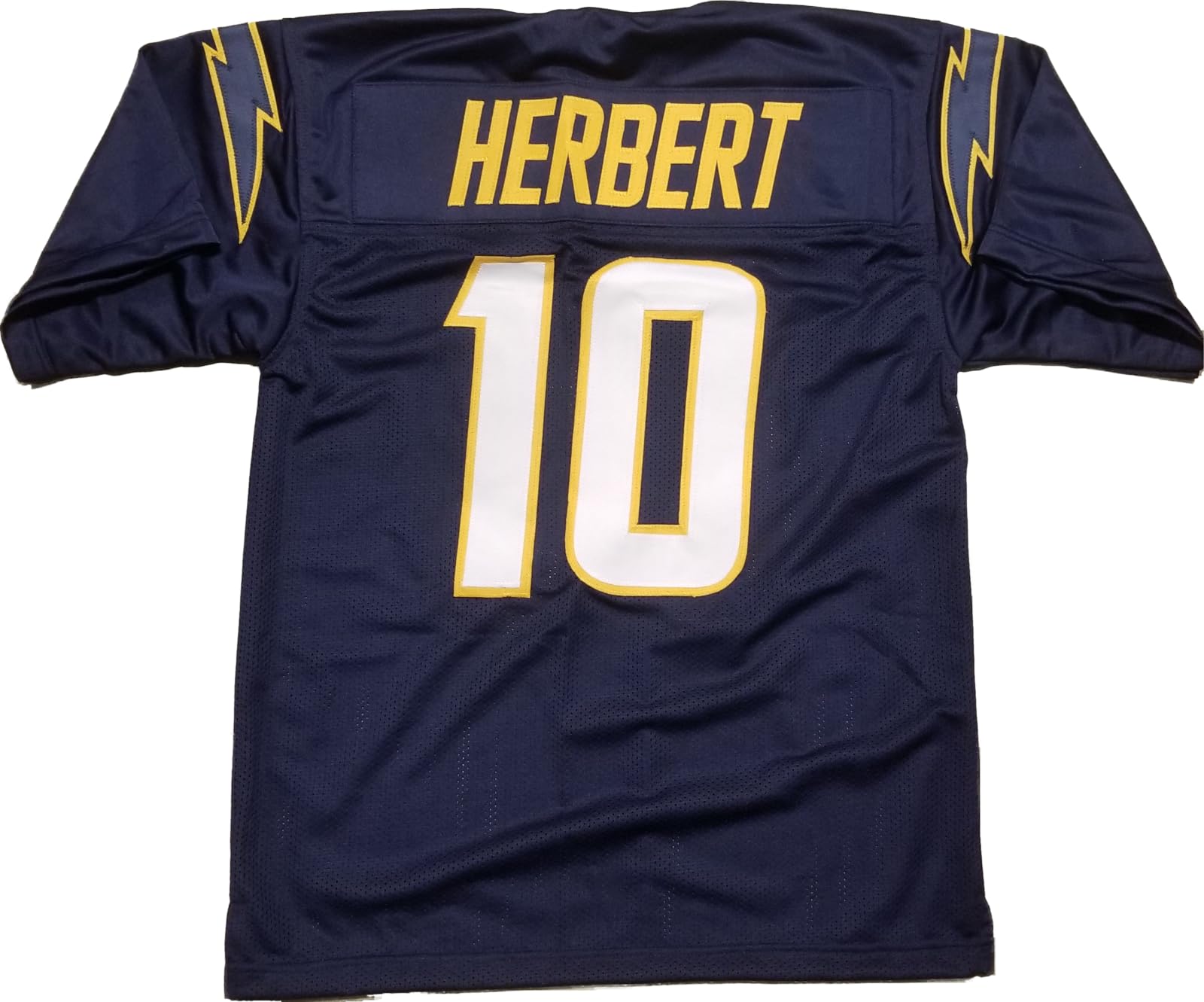Custom Stitched Justin Herbert Youth Navy Jersey Size Youth Medium