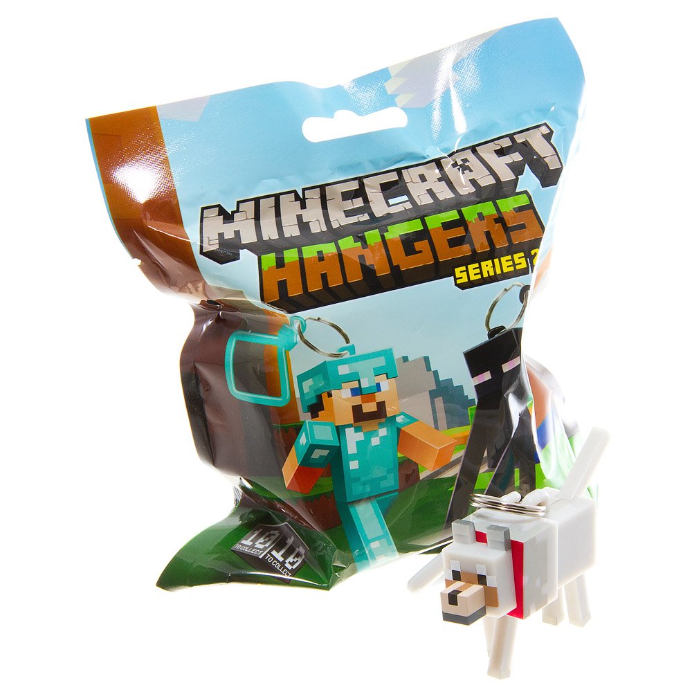Buy Official Minecraft Exclusive WOLF Toy Action Figure Hanger Online