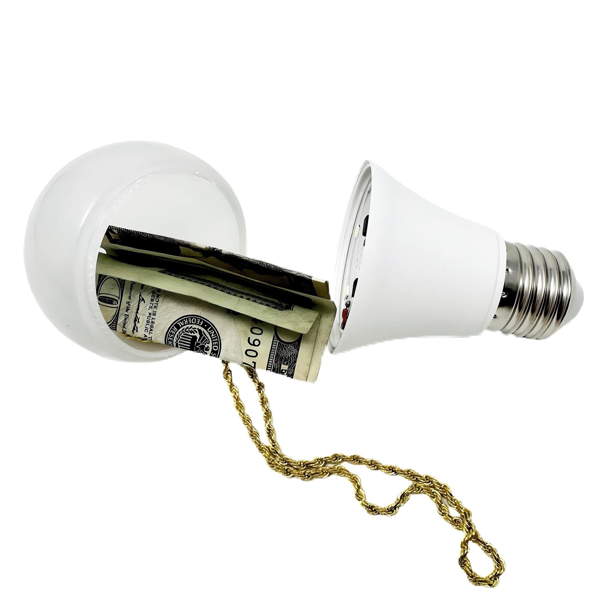 1pc Sight Secret Light Bulb,Safe Light Bulb Diversion Secret Compartment,Storage Realistic Light Bulb Decoy Hiding Box,Secret Hiding Spot- Diversion Stash Hide Valuables,Safes And Safe Accessories
