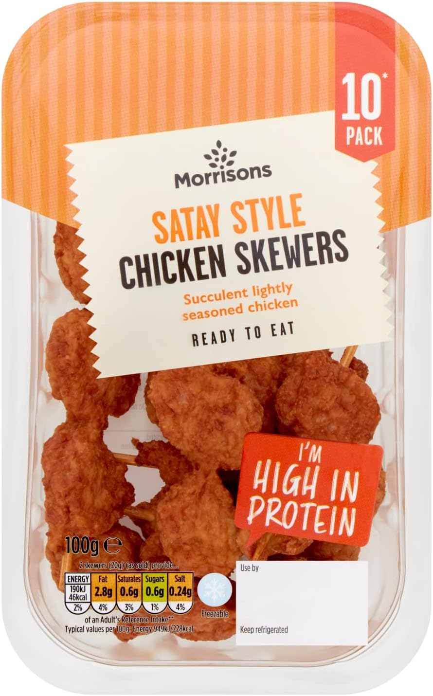 Morrisons 10 Mini Chicken Skewers, 100g