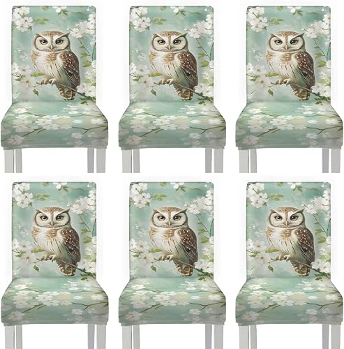 Miniatura 21 de Rnyleeg Red Rose Butterfly Chair Covers for Living Room No Arms Stretch Dining Chair Covers Set of 1 Soft Washable Kitchen Chair Protector Cover