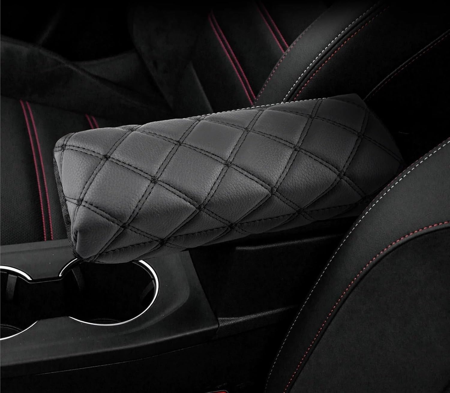 Auto Armrest Cover Protector Car Armrest Box Cover Central Control Container Pad Auto Interior Accessories for Renault for Arkana 2021 2022 2023