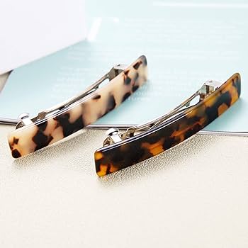 小物 basilic Amazon.com : 2PCS French Design Hair Barrette Tortoise Shell