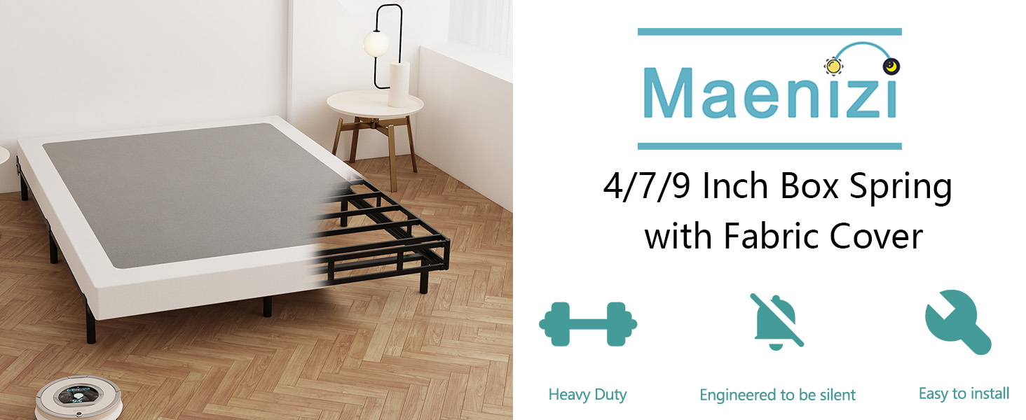 Amazon.com: Maenizi Box Spring 2 Inch Low Profile, Heavy
