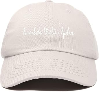 DALIX Lambda Theta Alpha Sorority Hat Womens Cursive Embroidered Cap