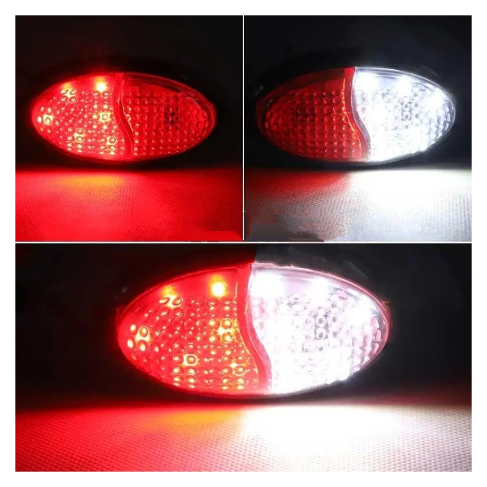 Luces Traseras Luces LED De Posición Lateral De 10-30V Indicadores De Luz Señal De Coche Freno Lámpara Trasera De Advertencia Luces De Liquidación De Camión Automotive Piloto Trasero ( Tamaño : 10pcs