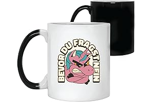 Beguiling Angry Unicorn Color-Shifting Mug: A Dash of Magic for Quirk and Cheer