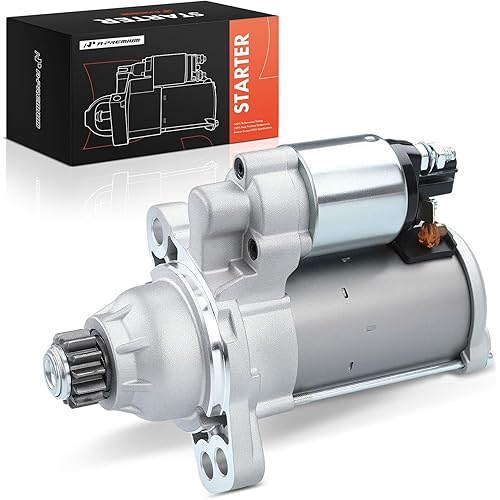 A-Premium Starter Motor Compatible with Volkswagen Jetta 2013-2018, Beetle 2013-2017, Golf 2015-2018, Passat 2014-2020, GTI 2015-2018, Atlas, 1.4L 1.8L 2.0L, 12V 1.1KW 13T CCW, Replace# 02M-911-024R