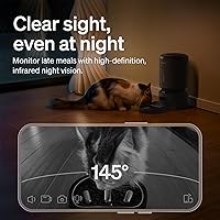 Vista 5 de PETLIBRO Comedero automático para perros con cámara, dispensador automático de comida para gatos, comedero lento para perros, video HD 1080P