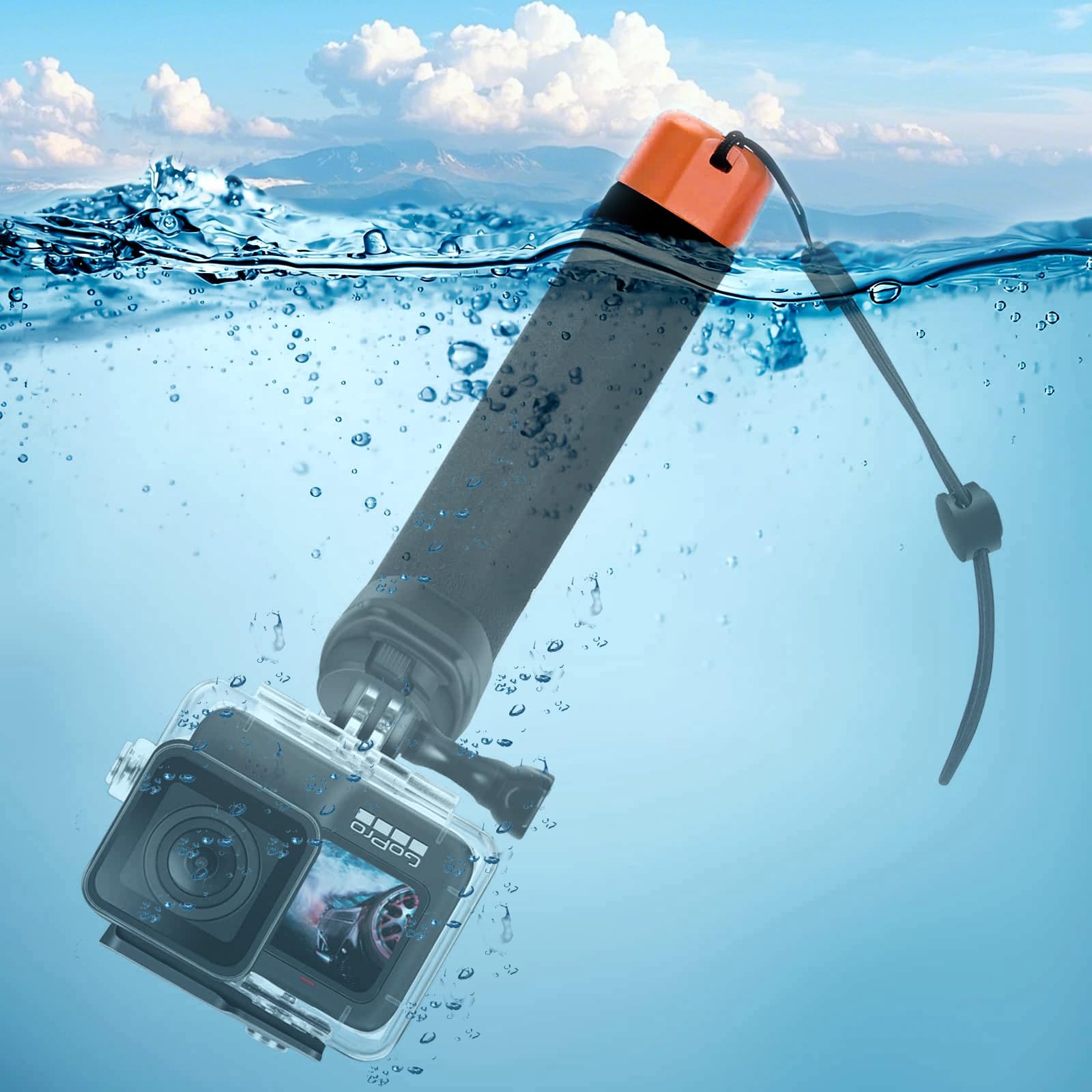Amazon | JINGCHEN フローティングハンドグリップ 防水一脚 浮き 