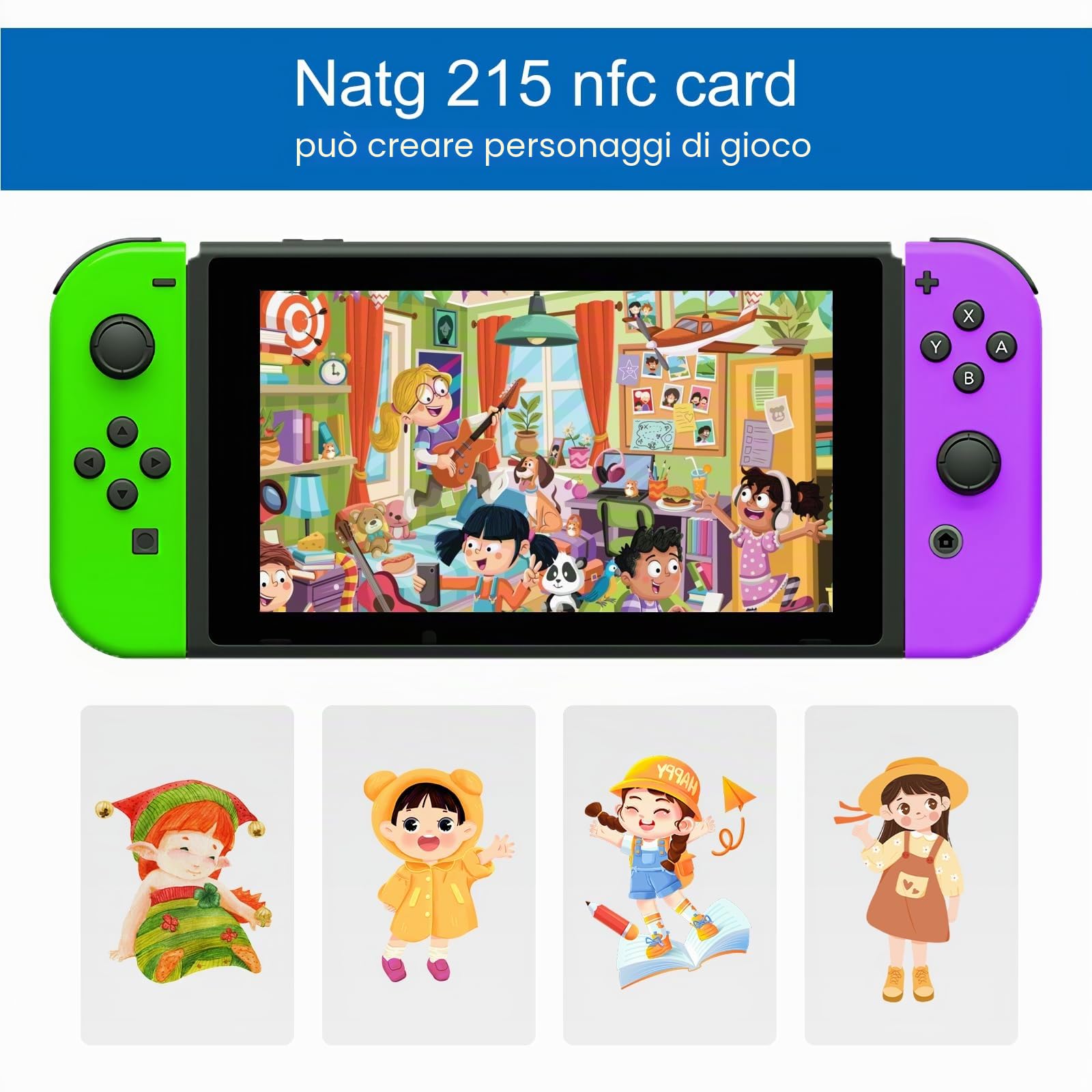 NFC NTAG 215 biglietti da visita riscrivibili in PVC 504 byte compatibili NFC