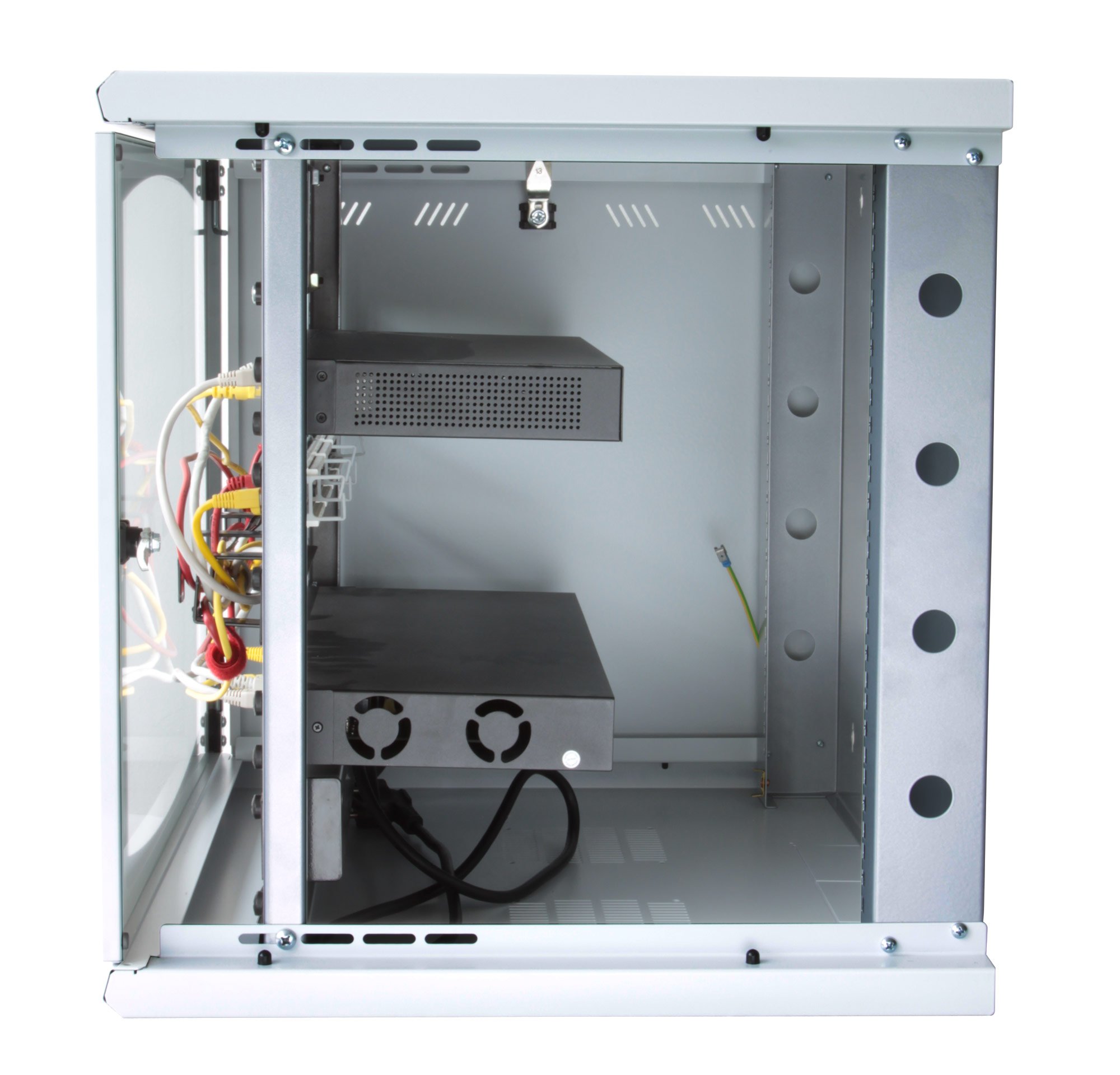 Techly Professional 103717 Rack 19" Wandschrank 10 Einheiten Unica Prof. 500mm Grau