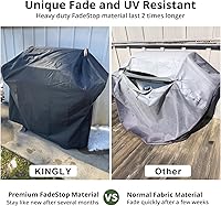 Vista 7 de Cubierta de parrilla resistente para Blackstone de 28 pulgadas con capucha, cubierta premium 5484 a prueba de roturas, cubierta plana para parrilla