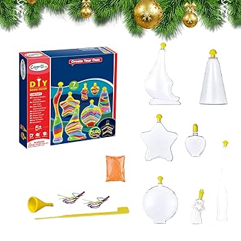 クリスマスカラーサンドアートキット5セット Amazon.co.jp: サンドアートキット - トイサンドセット,キッズ