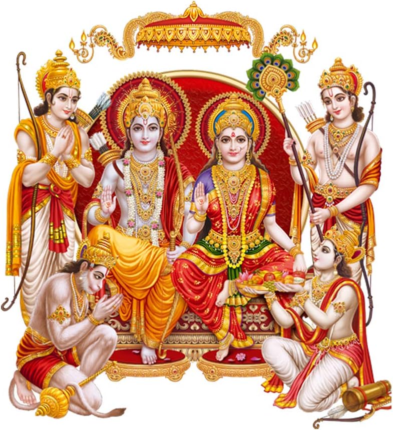 Rangoli Vinyl Religious Wall Sticker Multicolour Vinyl Medium Size 40cm Or 50 Cm Pack Of 1 Sticker