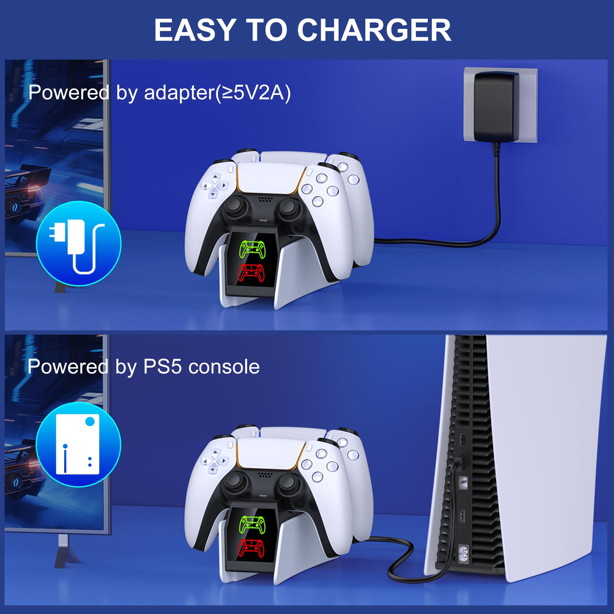 Amazon.co.jp: PS5コントローラー充電ステーション PlayStation 5