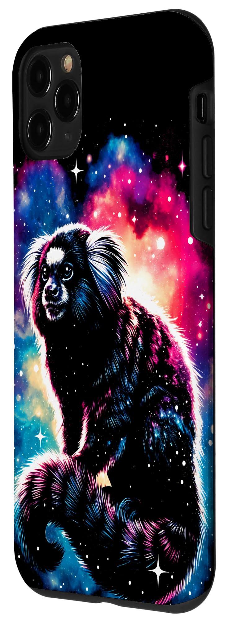 iPhone 11 Pro Cool Cosmic Marmoset Monkey Galaxy Graphic Space Art Case - Image 2