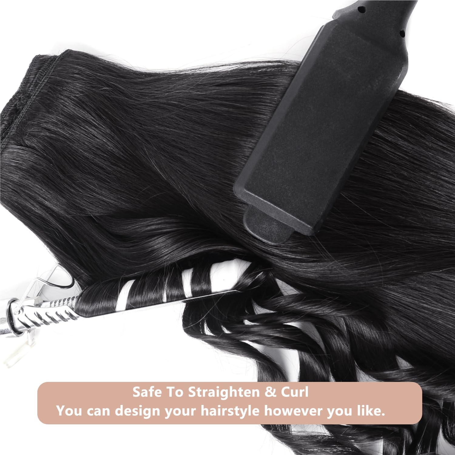 Clip In Hair Extensions Real Human Hair 120g 100% Remy Human Hair 7pcs Double Weft Extensions Clip Ins Invisible Seamless Straight Human Hair Clip In Extensions 18Inch Natural Black