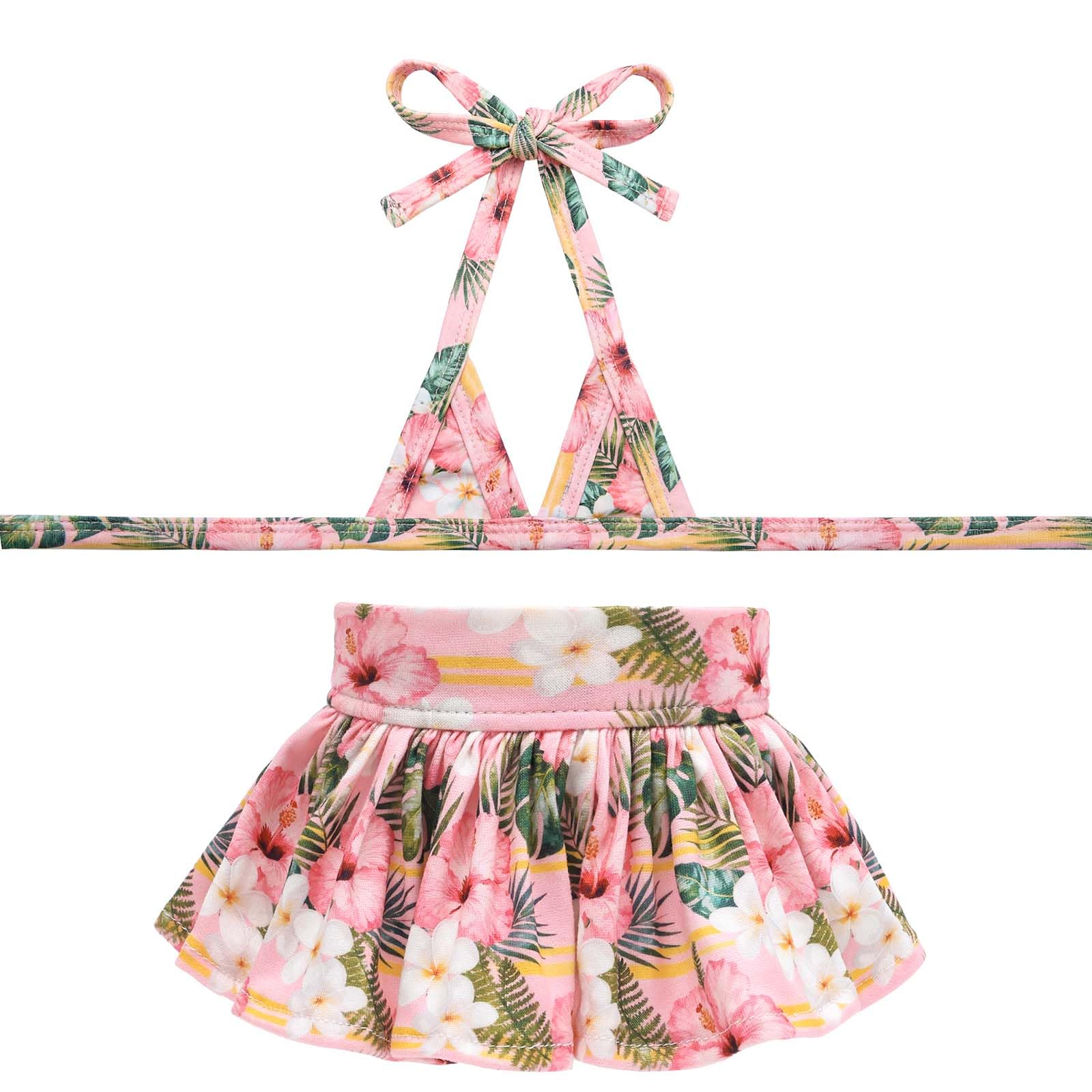 CuteBone Dog Bikini Dress, Stylish Swimsuit Costume for Small Dogs, Comfortable &amp; Adjustable Puppy Bathing Suit, Soft Outfit Pet Apparel for Beach, Pool and Summer Fun DB45L