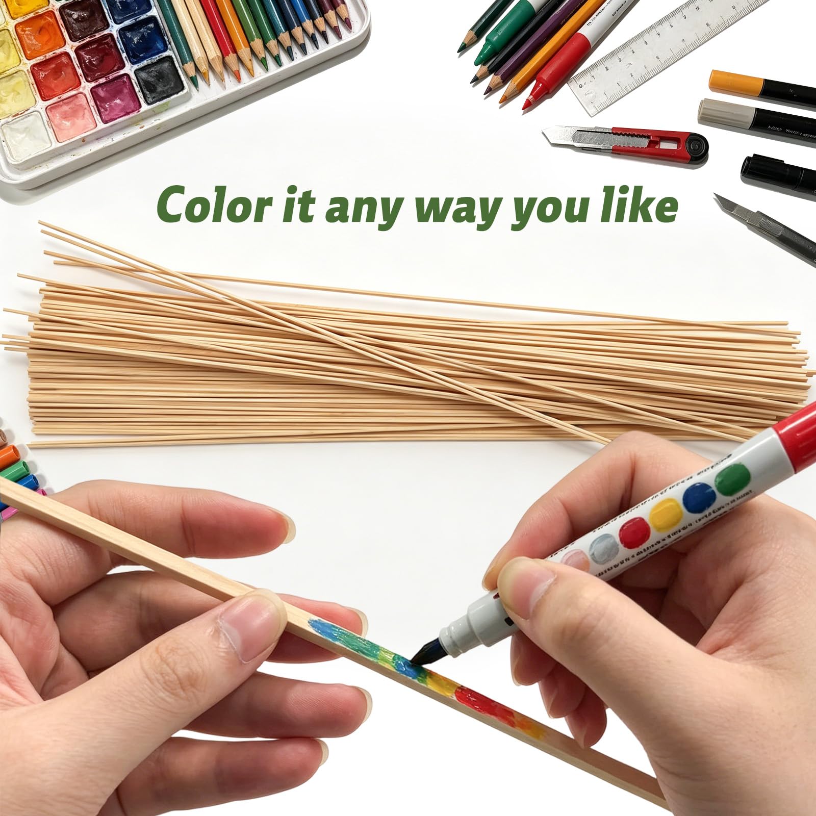 Pine Wood Sticks - Craft & DIY Supplies -7