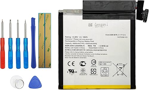 Miniatura 1 de C11P1615 - Batería de repuesto compatible con Asus ZenPad Z8S ZT582KL ASUS_P00J con kit de herramientas