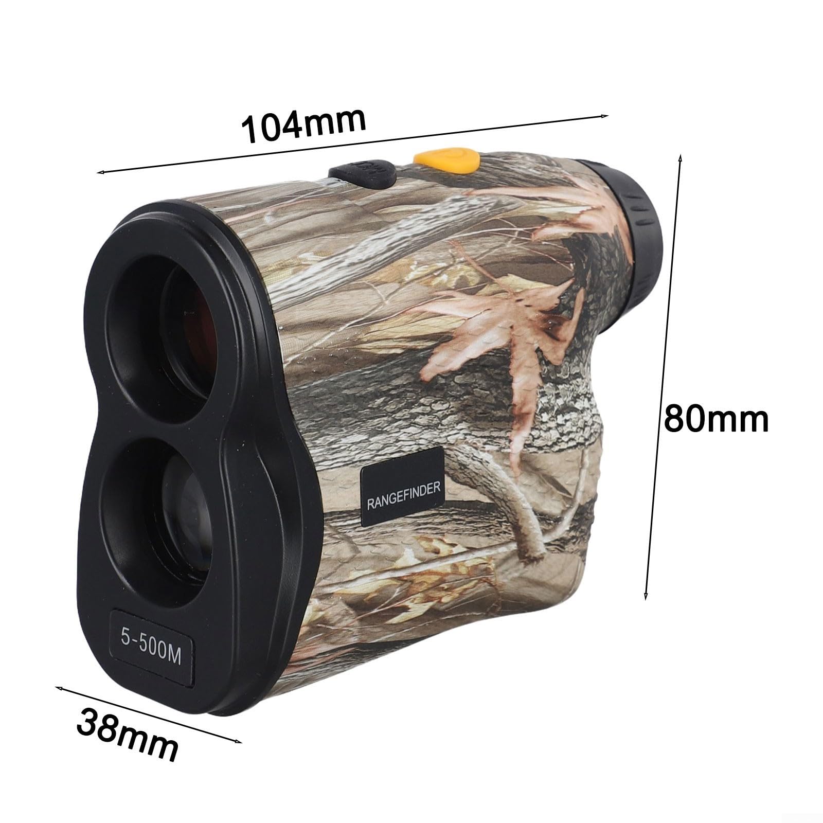 Zilimontt Télémètre numérique de golf 500 m - Télémètre de chasse - Télémètre de chasse numérique - Télescope monoculaire - Camouflage