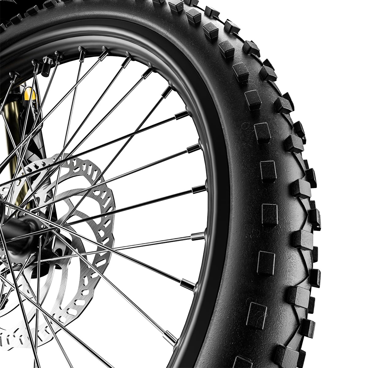 cysum Aptum Ap-8F Moto Elettrica Per Adulti, Ici Da Cross Elettrica Da 19 Pollici Con Batteria Al Litio Da 72 V 40 Ah, Autonomia Di 120 Km, Motore Da 10 Kw Di Picco, 410 Nm E-Moto (bianco)