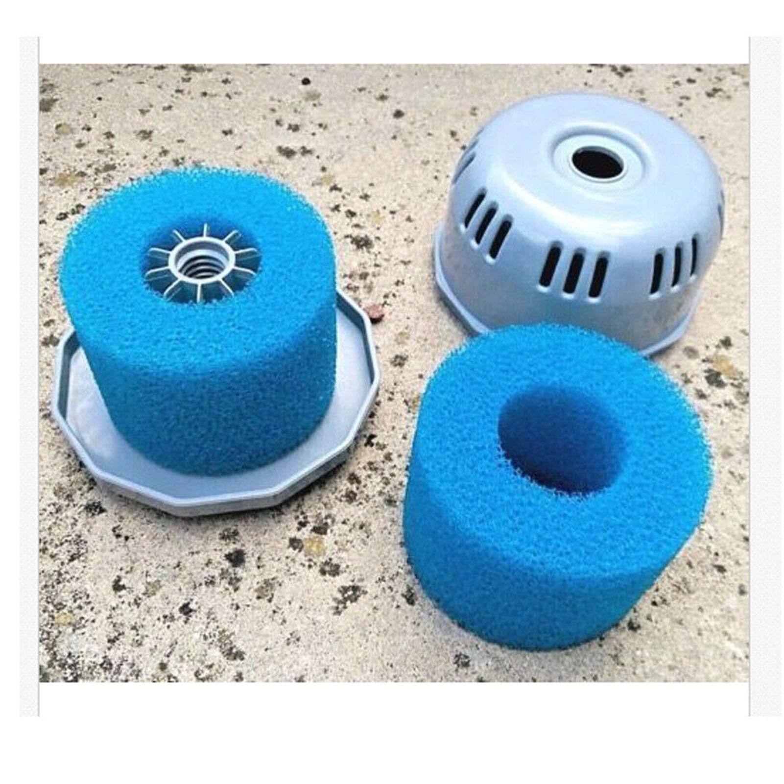 Tipo Riutilizzabile Piscina Filtro Spugna Colonna Spugna Filtro Schiuma Piscina Strumento di Pulizia Gadget Spugna Colonna (Colore: 8pcs)