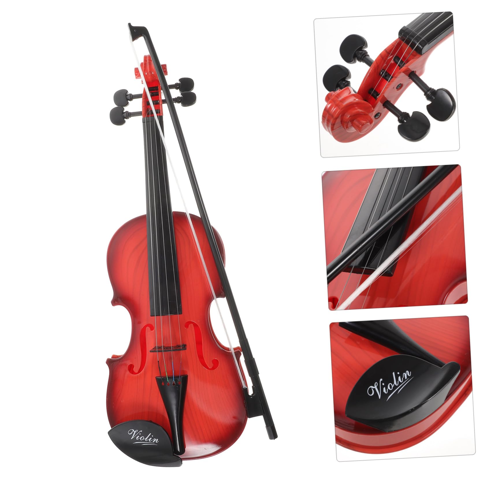 Violino Giocattolo Plastica Bambini in Musicale | Decorazioni Scuola, Gioco Educativo per Apprendimento Musica e Role Play