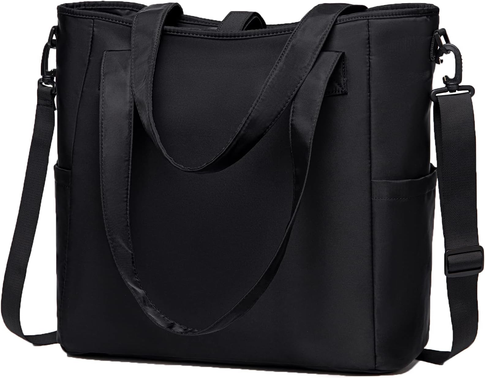 Muzale WomenLaptop Tote Bag with Zipper Pocket Lightweight Shoulder Bag Handbag