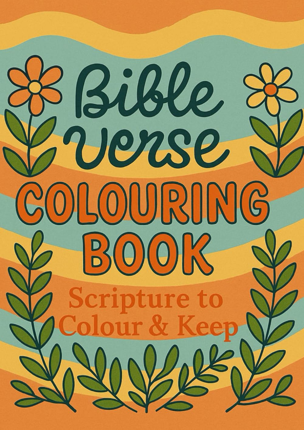 Bible Verse Colouring Book: Paint or colour the promises of God and words of Jesus