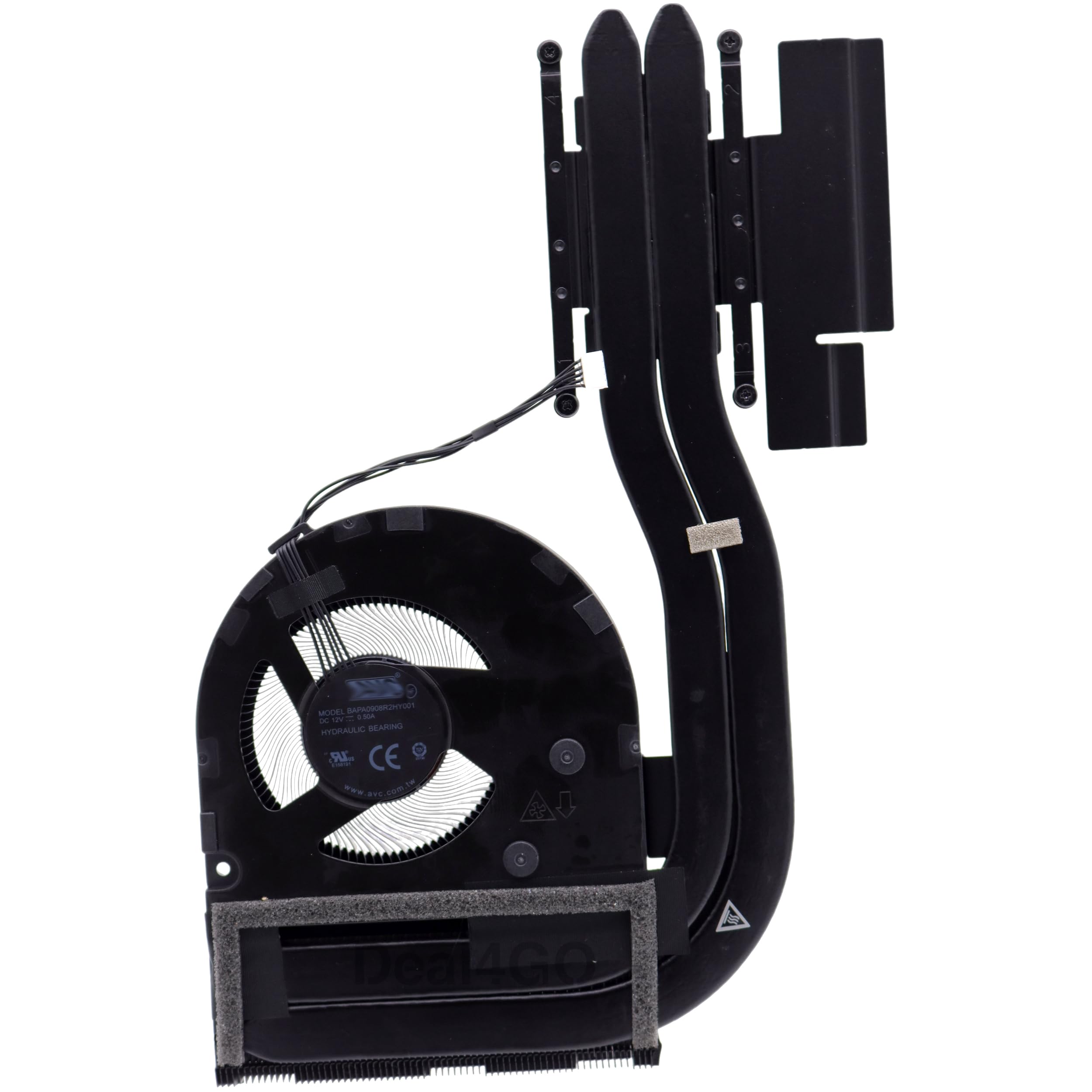 Deal4GO Modulo ventola di raffreddamento CPU e dissipatore di calore 5H41B77310 5H41B77311 di ricambio per Lenovo Thinkpad P15v T15p Gen 3 (UMA)