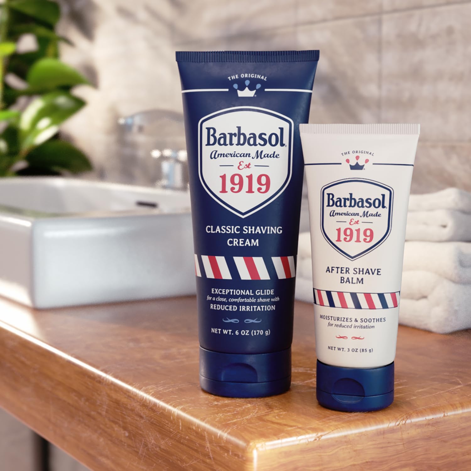 Amazon.co.jp: Barbasol 1919 アフターシェーブ バーム | すべての肌
