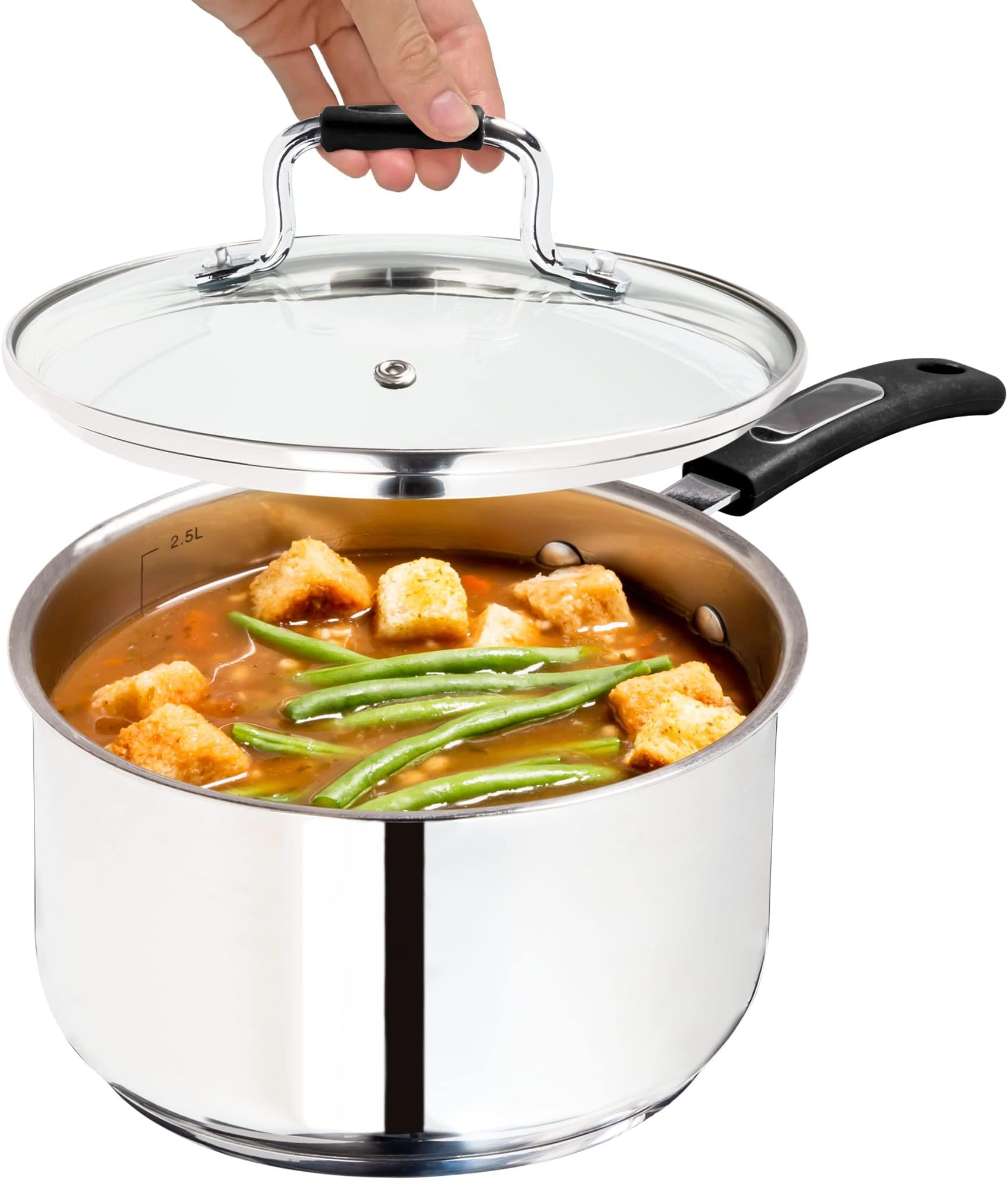 WearEver A8342465 Cook and Strain Stainless Steel 3Quart