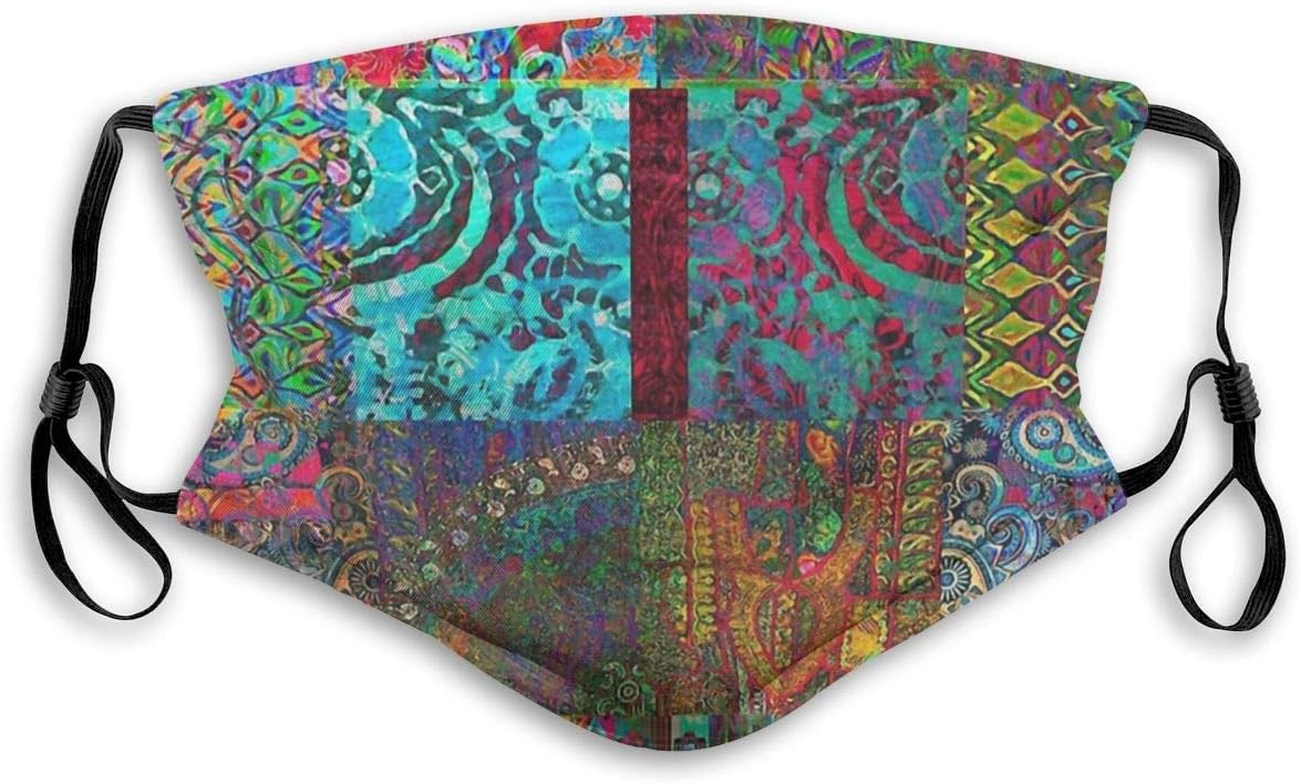 Bohemian Wonderland Kids Girls Boys Adjustable Ear Loops Face Mouth Anti Pollution Washable with Filters