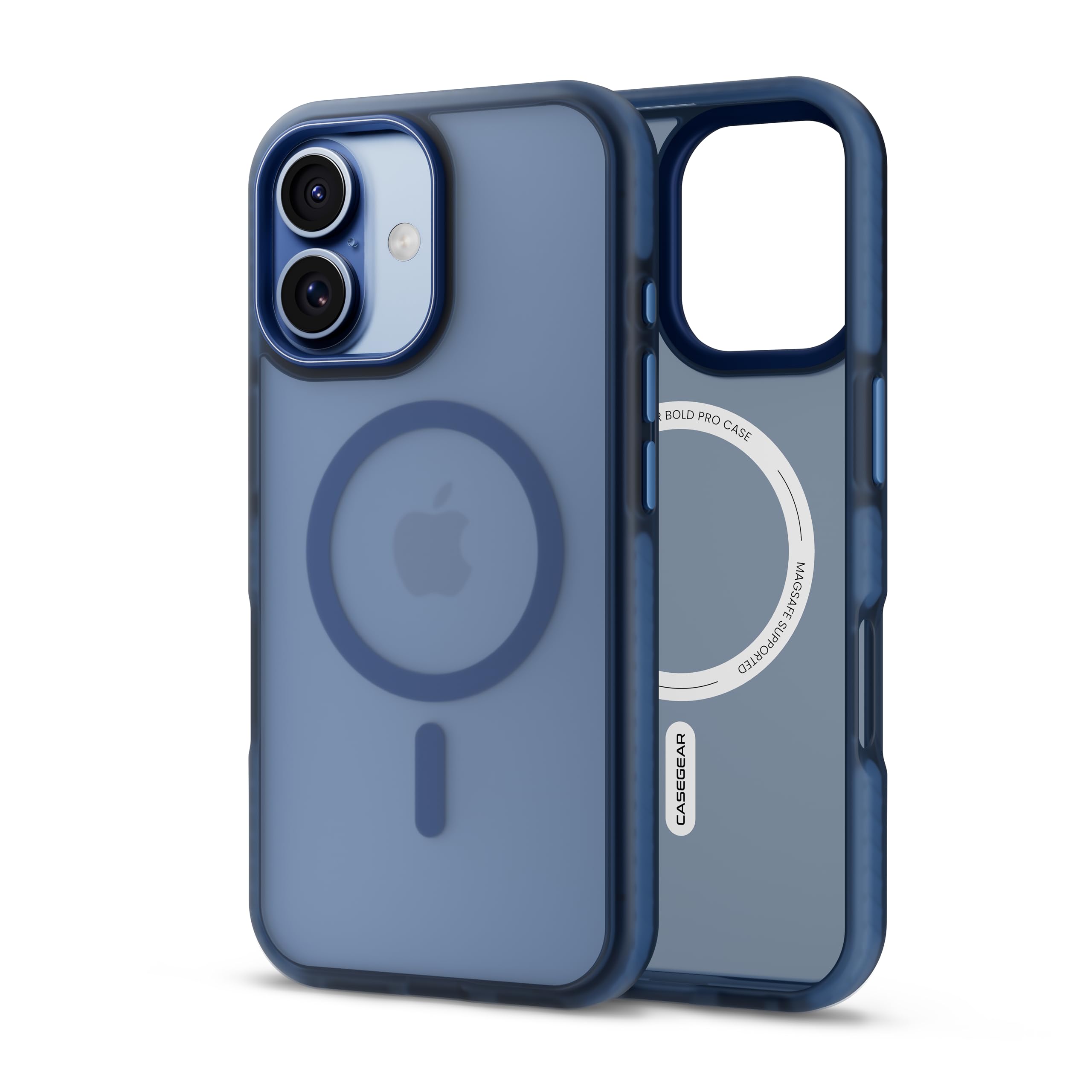 CASEGEAR Bold Pro Back Cover Case Compatible with iPhone 17 | 14.8 Feet Drop Protection | Compatible with MagSafe | 360° Complete Protection | Shockproof & Scratch Resistant | Blue-image-32
