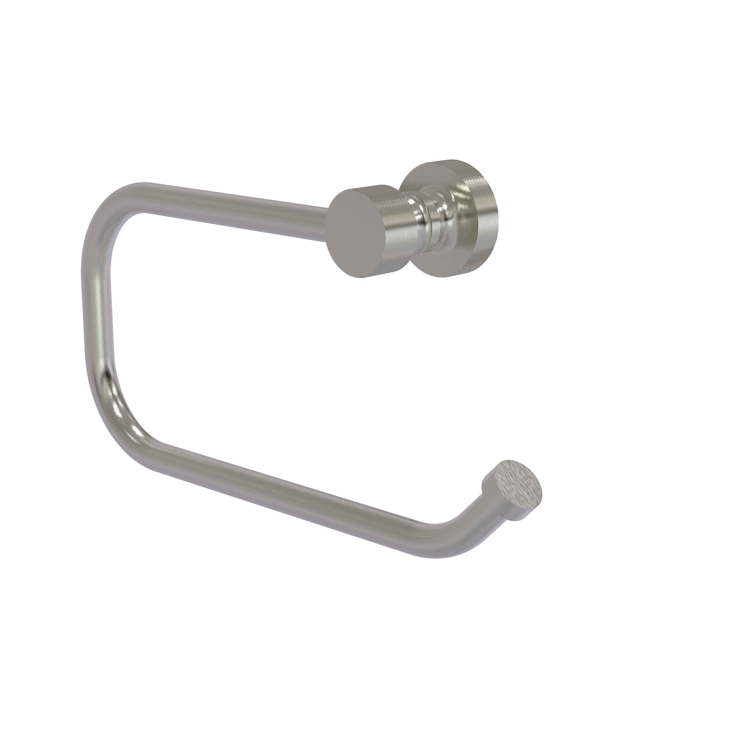 Allied Brass FT-24E-SN Foxtrot Collection European Style Tissue Toilet Paper Holder, Satin Nickel
