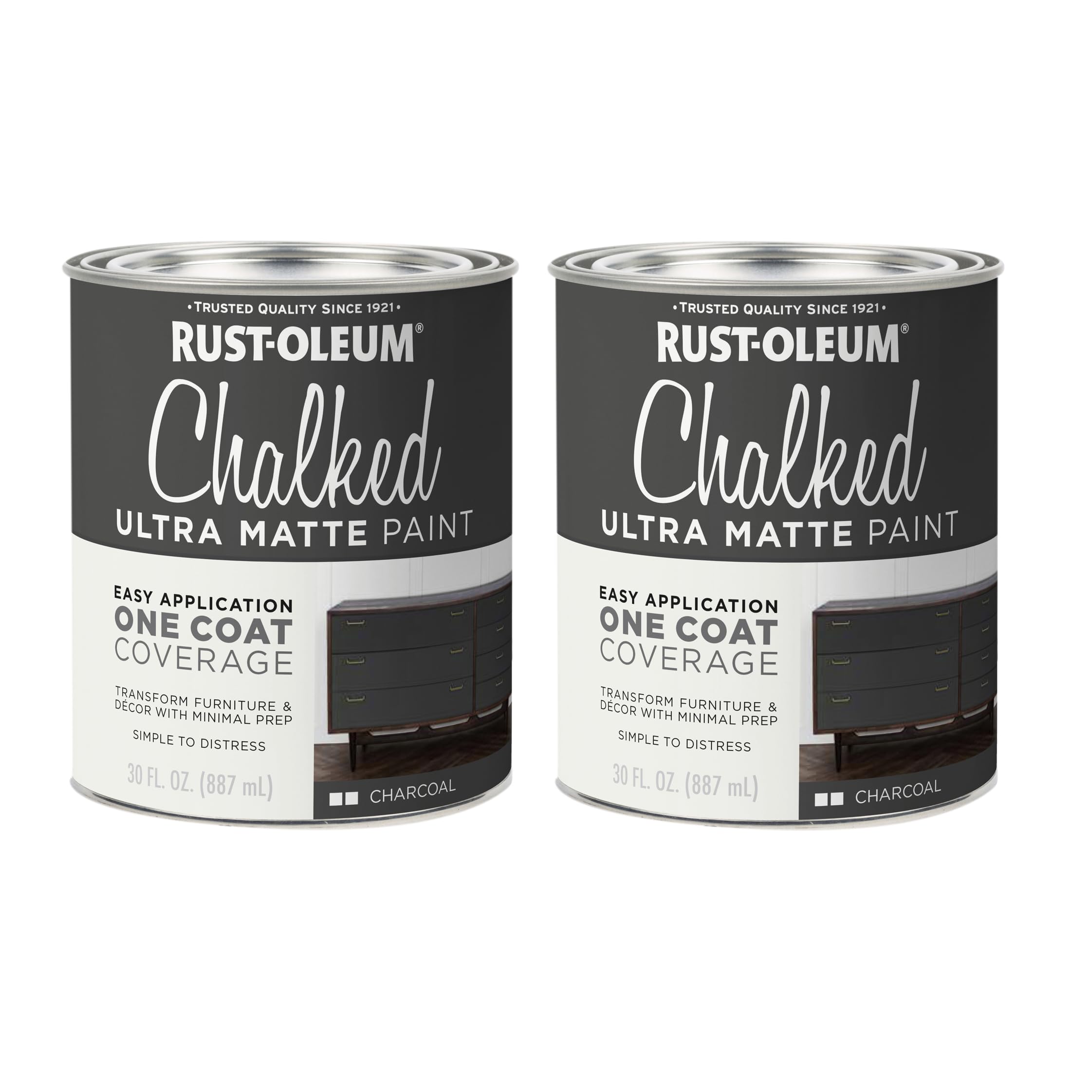 Rust-Oleum Chalked All-in-One Ultra Matte Charcoal Spray Paint