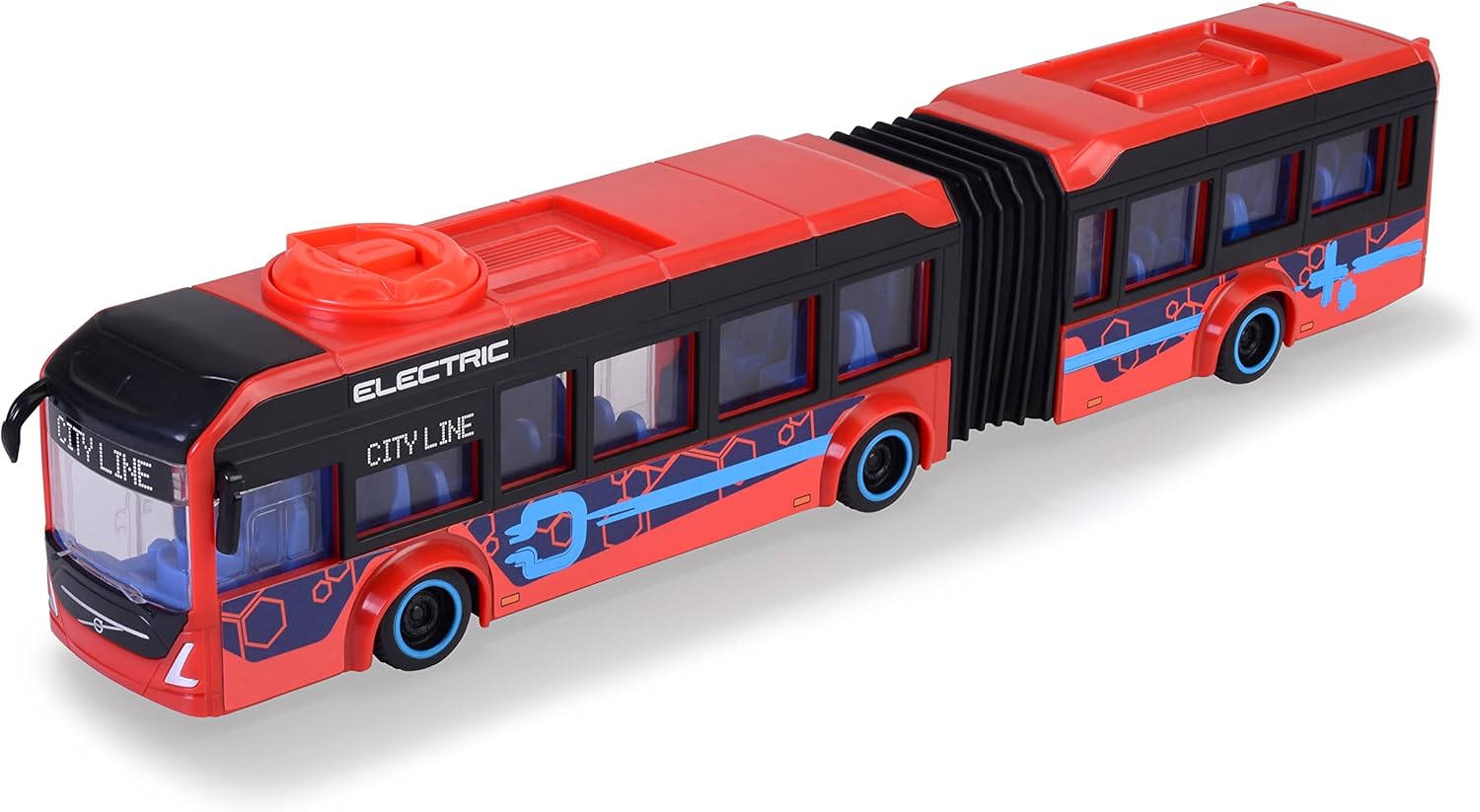 Dickie 203747015 40cm Volvo 7900 E City Toy Bus for Kids, Red Amazon.co.uk Toys & Games