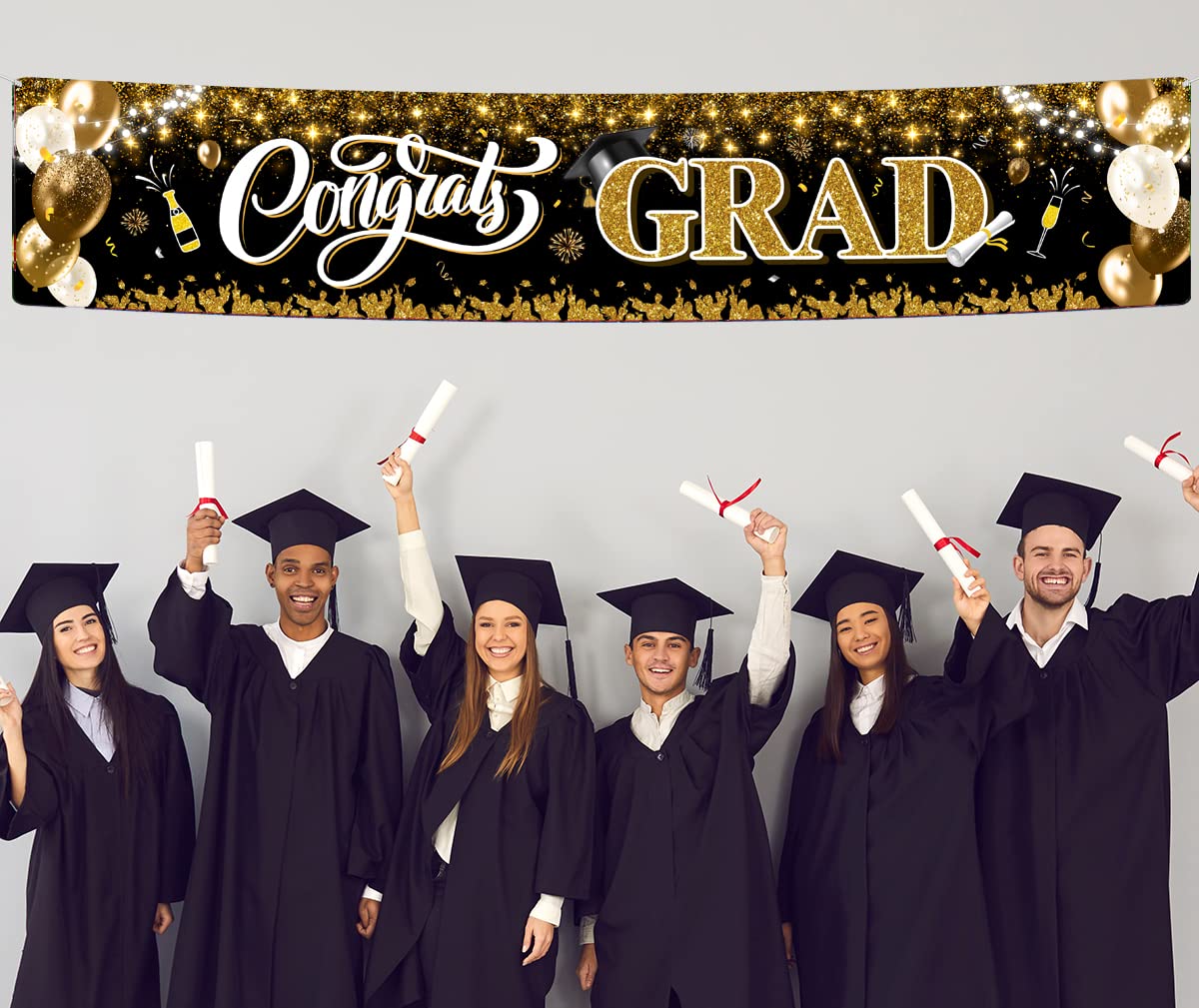 2026 Graduation Decorations-Congrats Grad Yard Sign Banner Decoration for Class of 2026 Graduation Party Supplies - Image 6