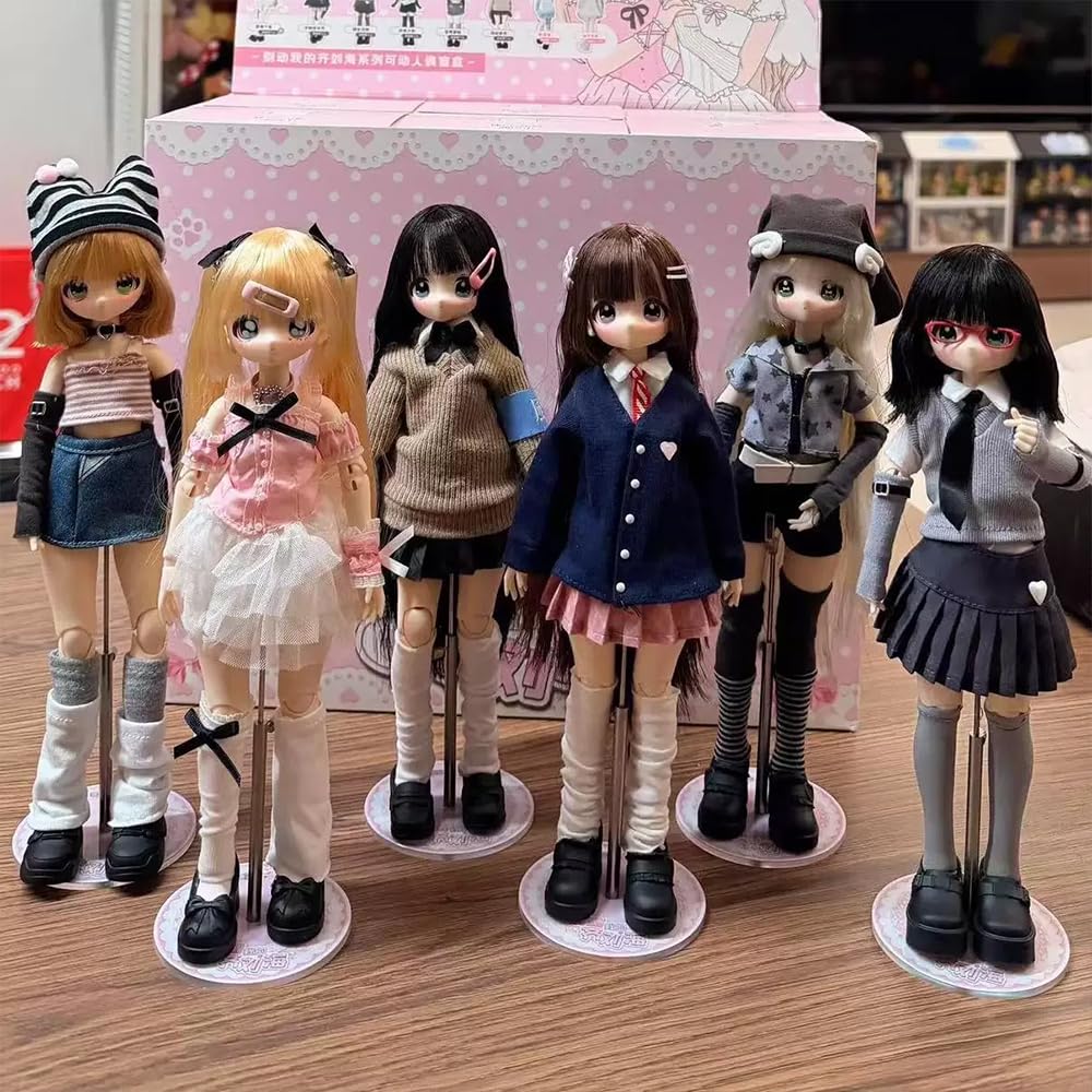 Serie No Toques Mi Flequillo Colección Especial de Muñecas BJD (Single Box) | 1/6, Figuras de Acción, Juguetes, Modelos de Dibujos Animados, Regalos
