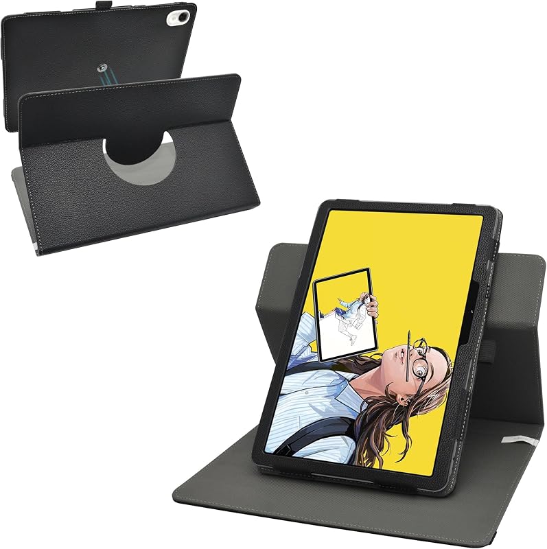 MAMA MOUTH for Wacom MovinkPad 11 Case,360 Degree Rotary Stand with Creative Cover for Wacom MovinkPad 11" Tablet case,Black