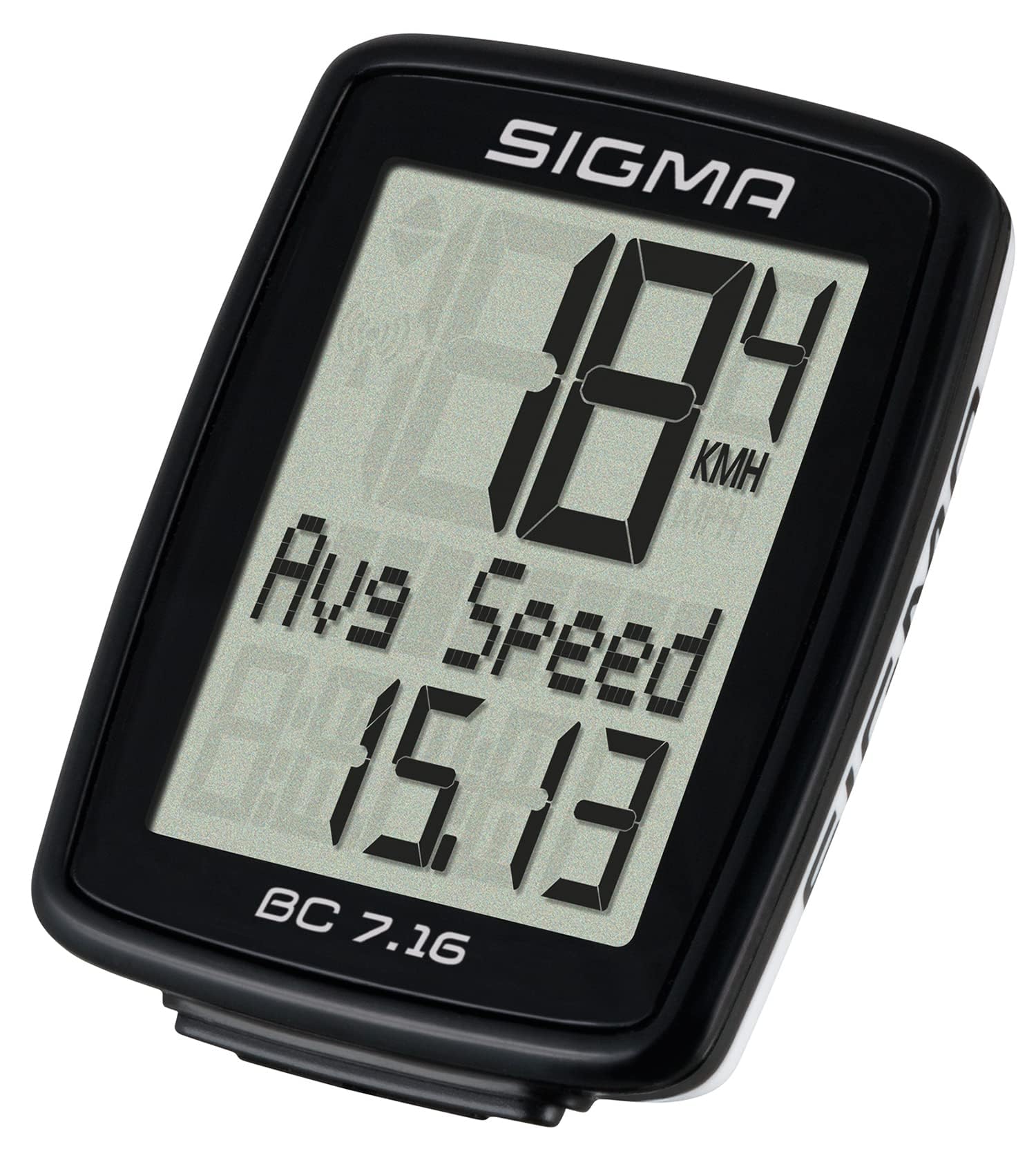 Sigma Sport Sigma BC 7.16 Fahrradcomputer, Schwarz, One size, wired