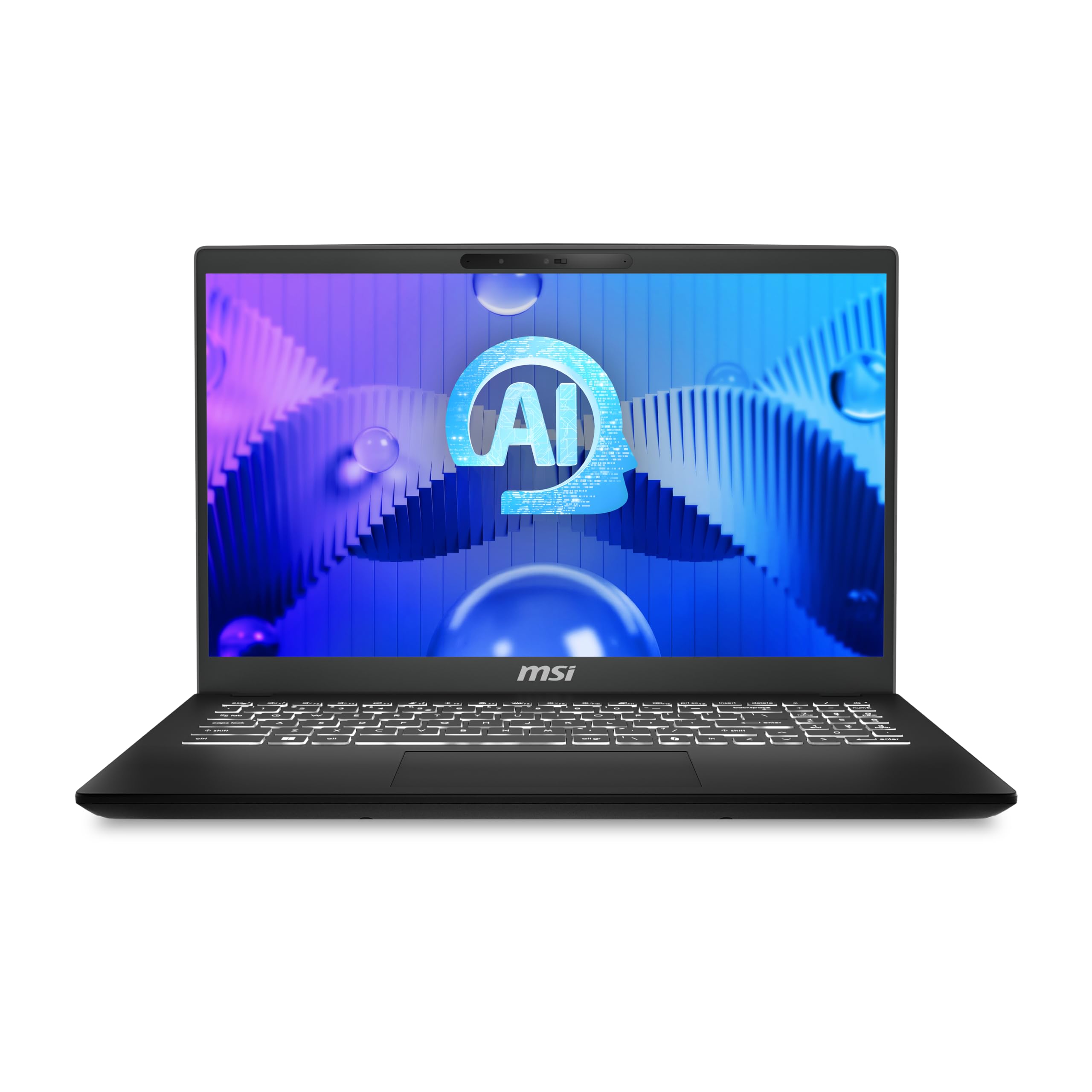 MSI Modern 15 H AI C1MG-039IT Notebook 15.6” FHD 60Hz, Intel Core Ultra 5 125H, Intel ARC, 16GB RAM DDR5 5600MHz, 512GB SSD PCIe4, WiFi 6E, Win 11 Home [Layout e Garanzia ITA], Nero
