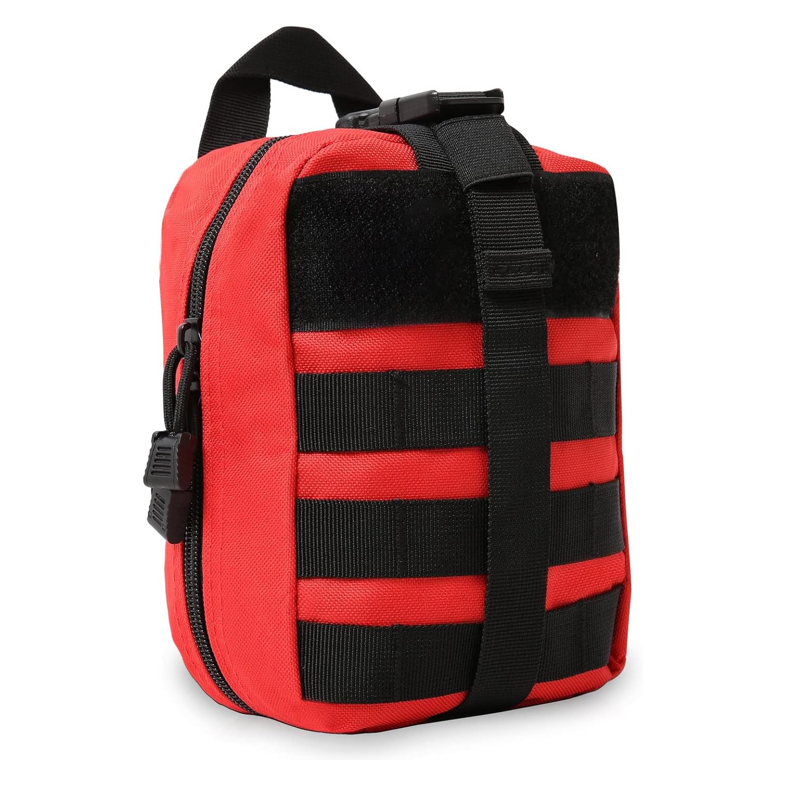 SMOORITA Tactical Molle Pouch Medical First Aid Pouch Empty Bag Only, Red