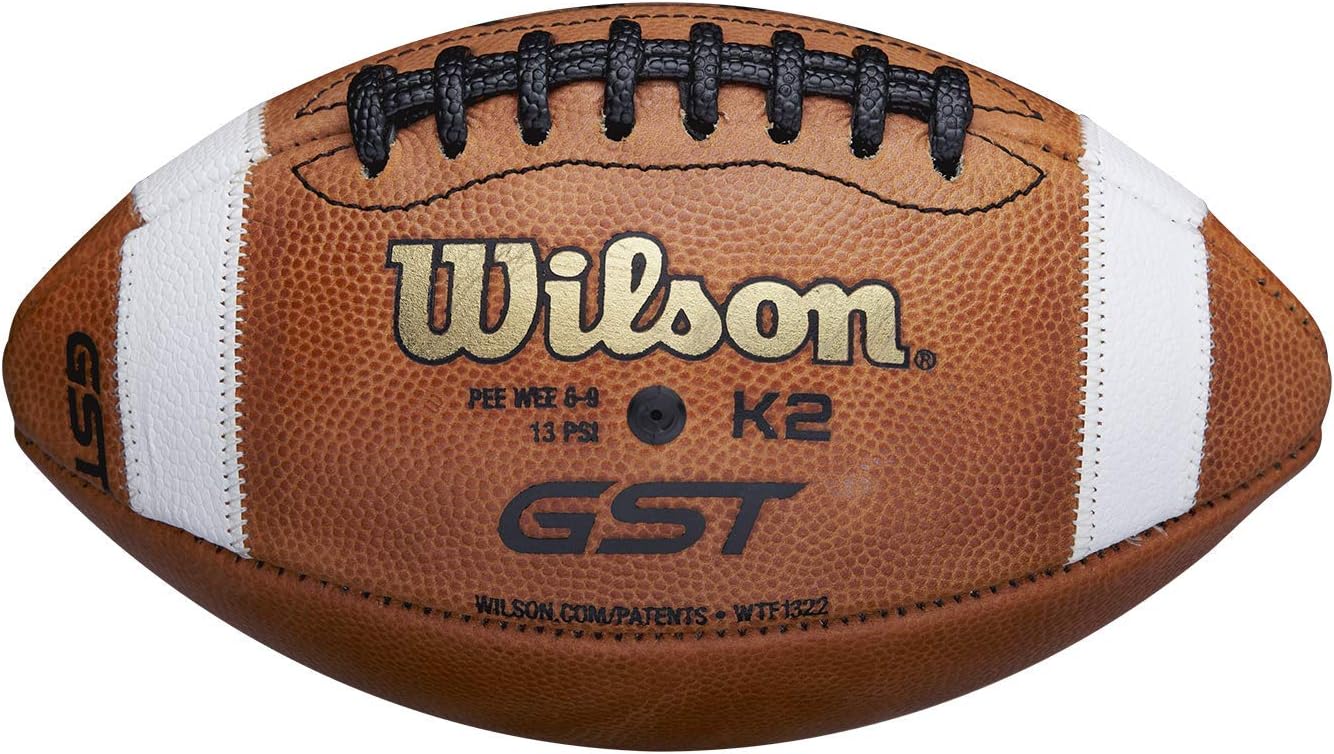 WILSON GST Leather Game Football - Image 3