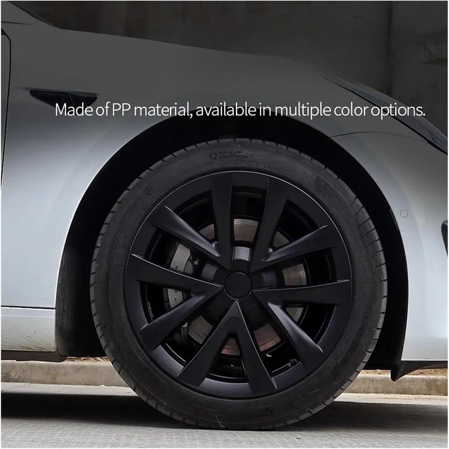 18インチホイールカバー 4個入り テスラ モデル3 ハイランド ハブ